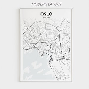 Custom City Map, Any Town, Any City, Custom Area Map, Custom Map Print, City Map Print, Your City, Printable Wall Art, Digital Download Modern Layout