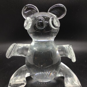 Lead Crystal Koala Figurine Silverbrook by Vandermark, Excellent Condition