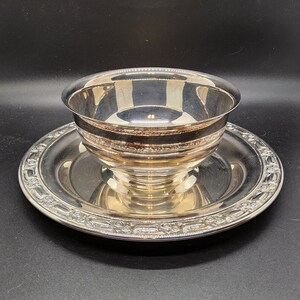 Vintage Oneida Silver Plated Gravy Bowl Dish