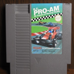 ヴィンテージ 1988 任天堂 R.C. プロアマ レーシング ゲーム カートリッジ