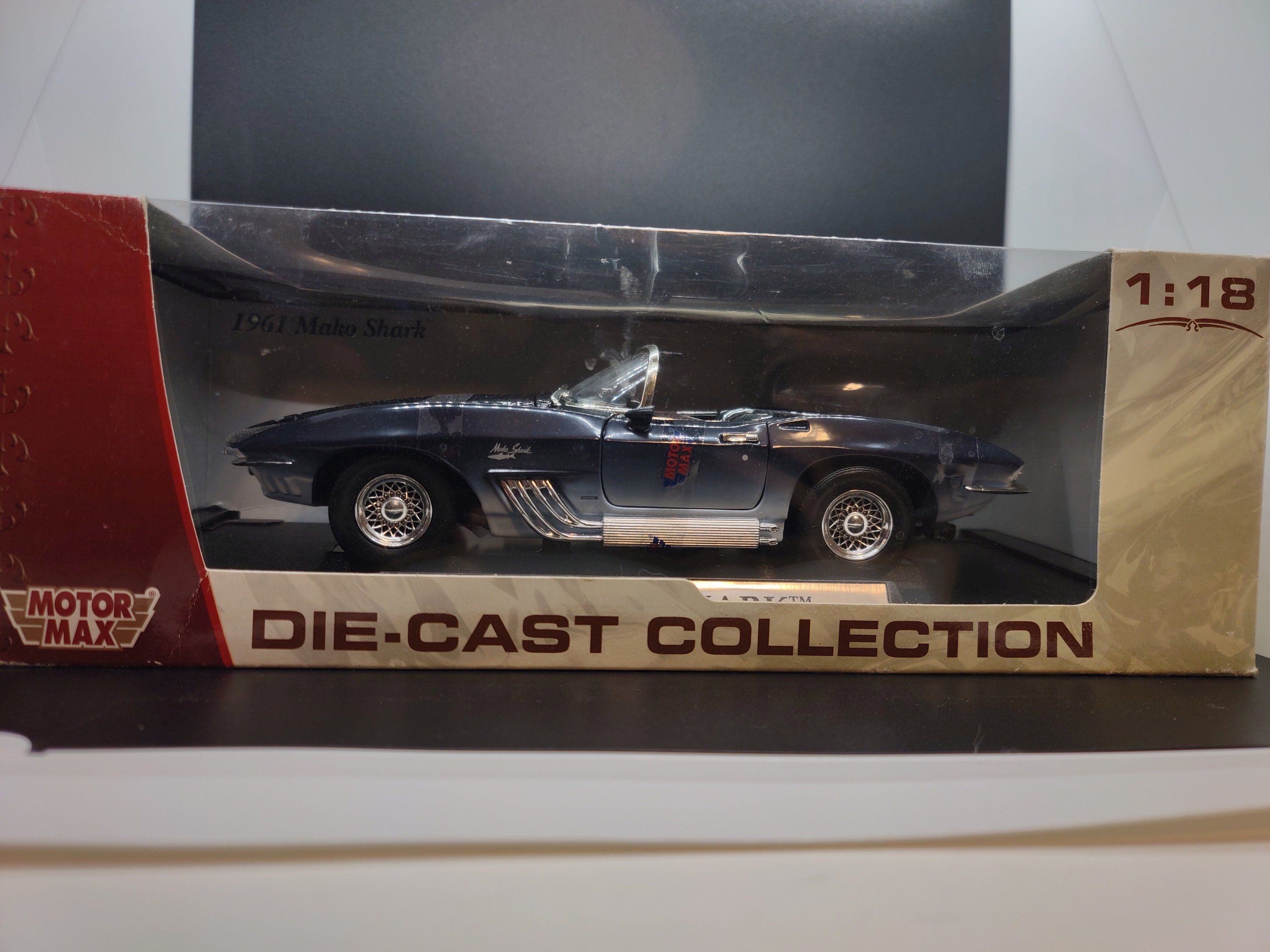 Motor Max 1961 Mako Shark Chevrolet Corvette Die-cast - Etsy