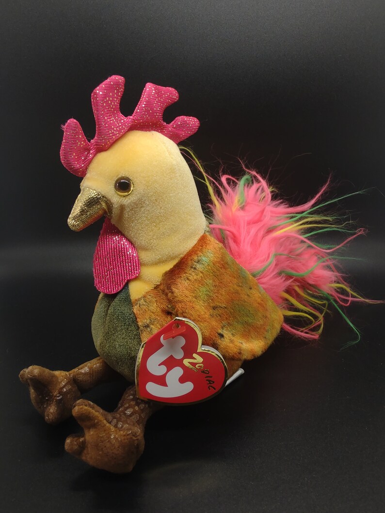 Ty Beanie Babies Zodiac Year of the Rooster Excellent Etsy