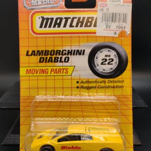 Matchbox 1993 MB22 Lamborghini Diablo 1:64, NIB die-cast car