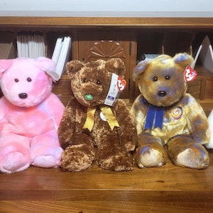 TY Beanie Buddies Bears Retired MWMT You Choose!