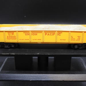 Tyco HOスケール ユニオンパシフィック #29500 ゴンドラ列車車両、鉄道模型コレクター