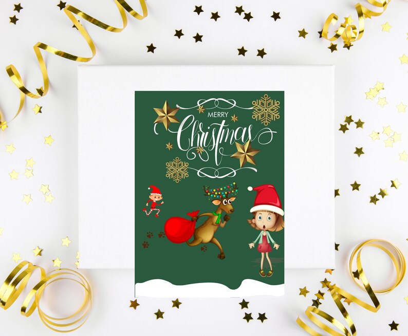 Printable 4 Pack Elf Christmas Cards With Insert Christmas Etsy printable-4-pack-elf-christmas-cards-with-insert-christmas-etsy