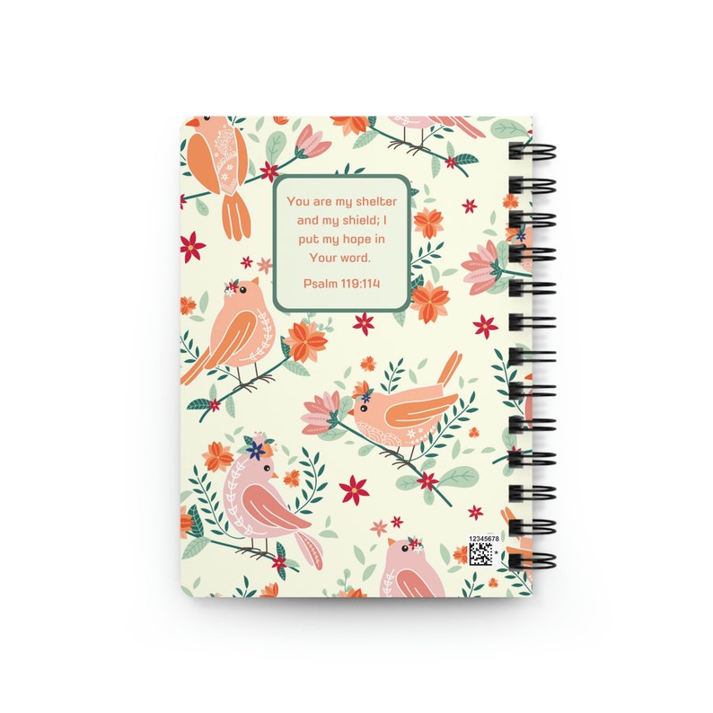 Spiral Bound Bible Study Journal Etsy