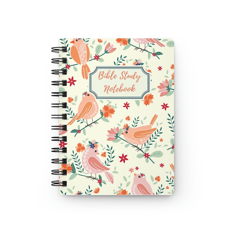 Spiral Bound Bible Study Journal Etsy