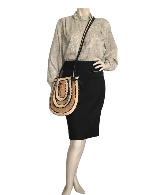 Vintage Spring-Summer bag. French style cross bod… - image 5