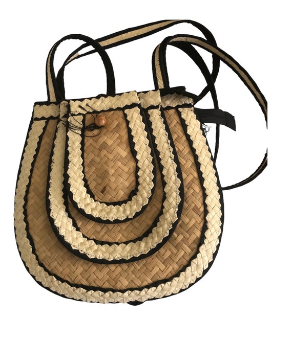 Vintage Spring-Summer bag. French style cross bod… - image 2