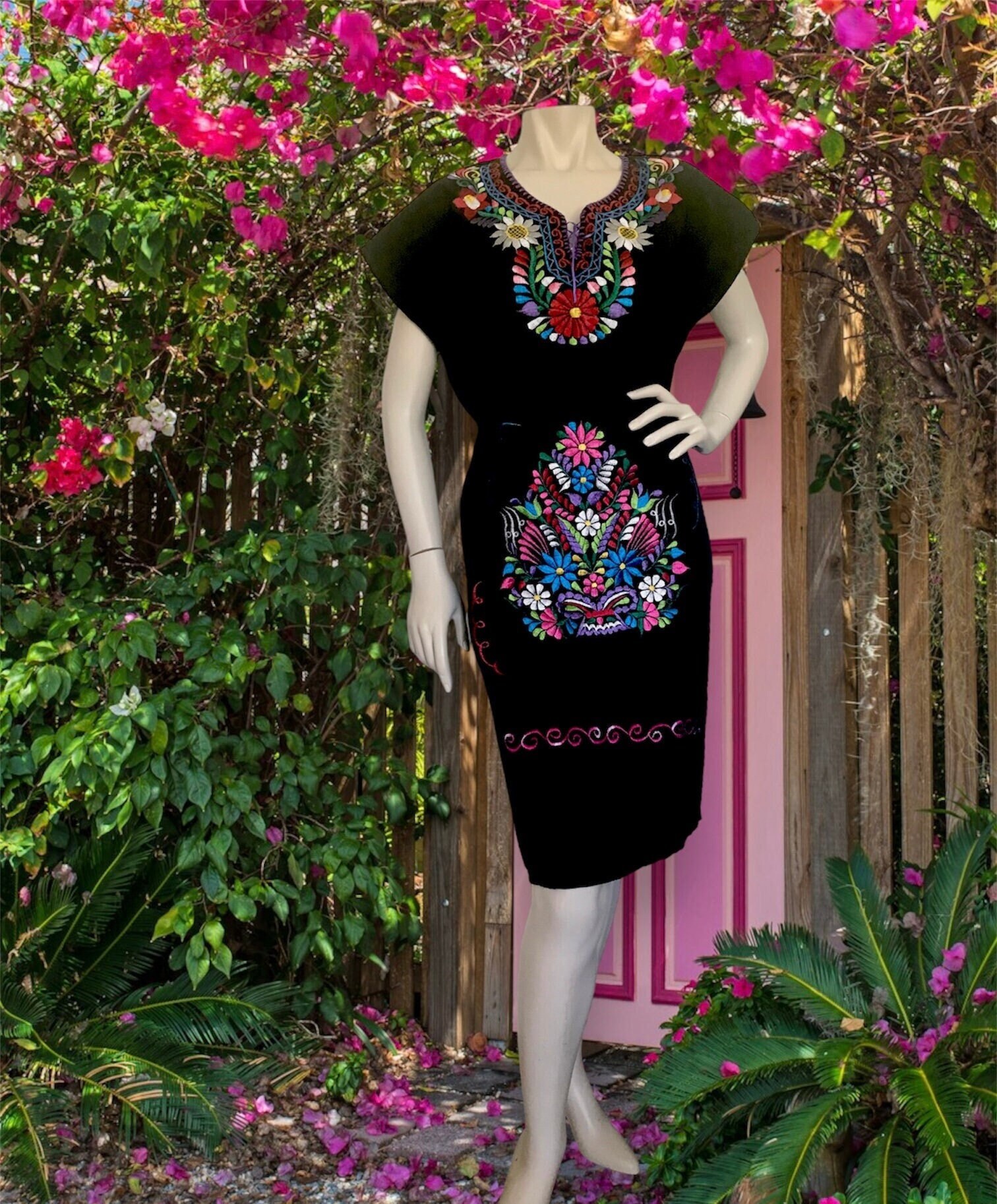handcrafted black maxi dress Wild Night Black Maxi Dress - US 4