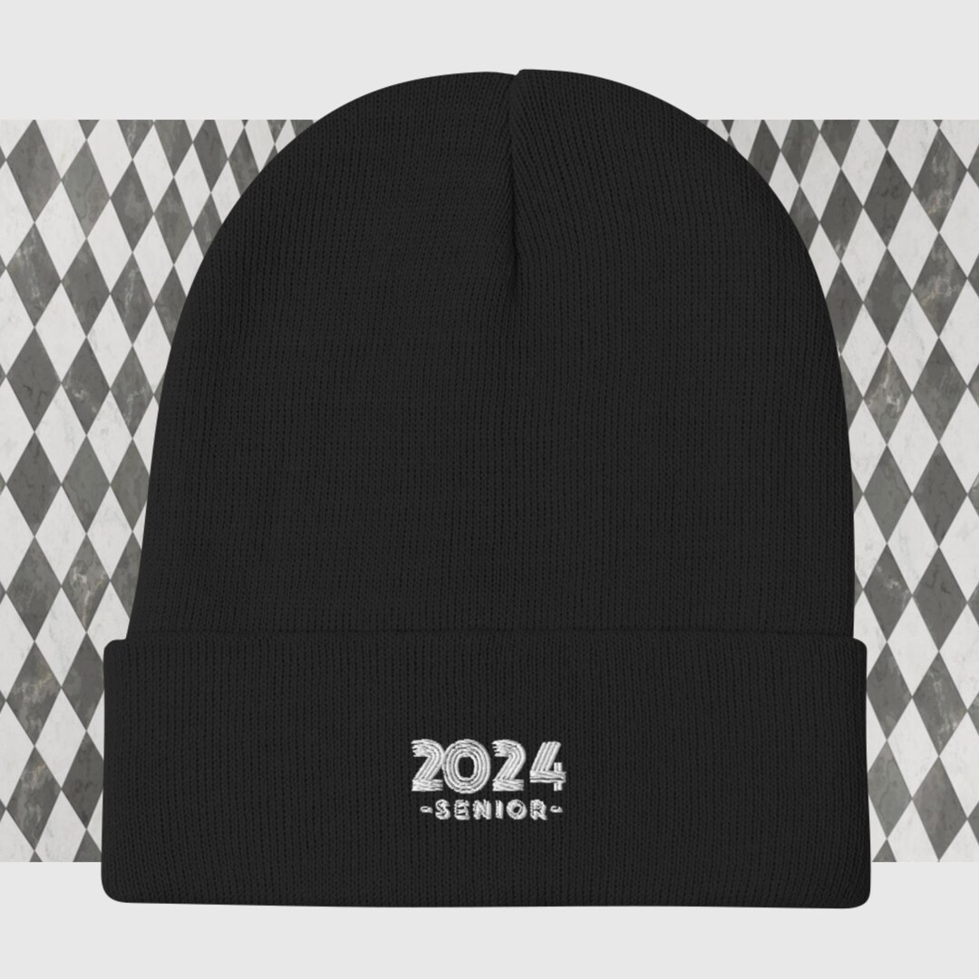 Senior 2024 Beanie is a Great Way to Show off Your Etsy