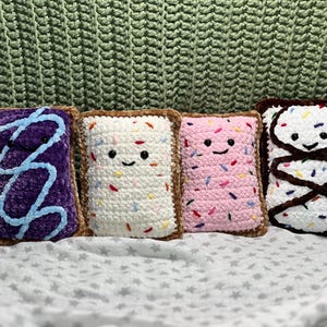 Crochet Pop Tart Plushie - Toaster Pastry Toy