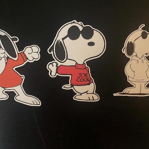 Cool Snoopy Vinyl Stickers