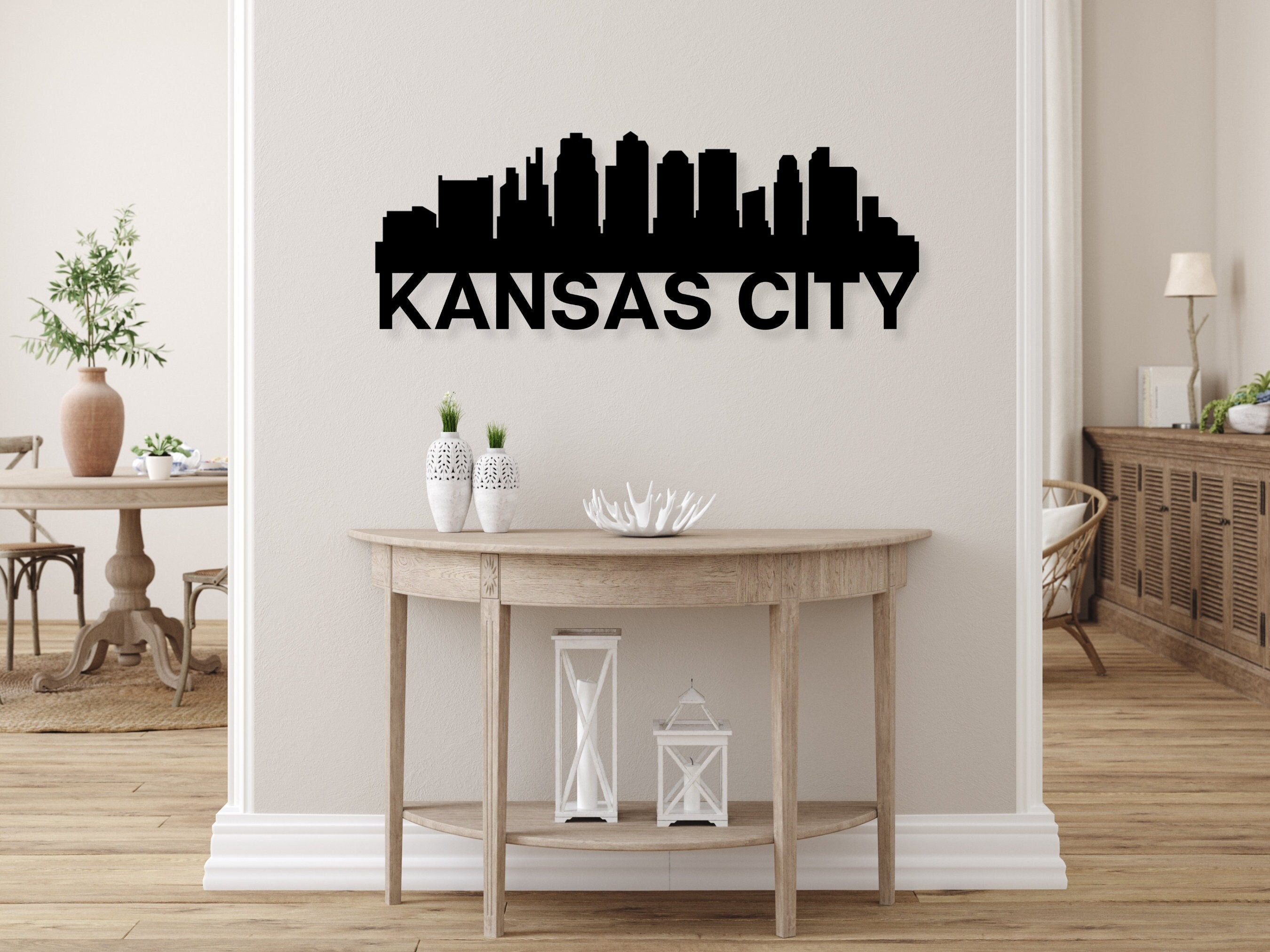 Kansas City Wall Art - Kansas City Skyline, Metal Kansas City Art