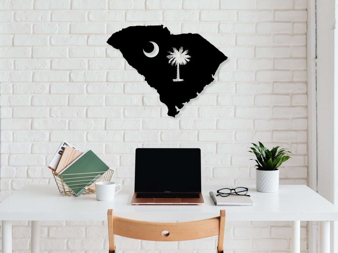 South Carolina Metal Wall Art South Carolina Home Decor, South