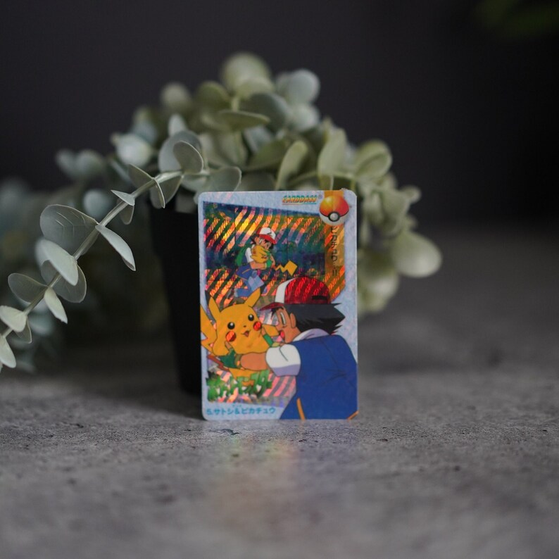 1998 Pocket Monsters Anime Collection Trading Card 5 Etsy