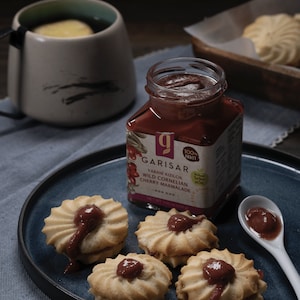 Garisar-Wild Cornelian Cherry Marmalade100% Fruit-Sugar Free(with sweetened wild apple)-NaturalWild CornelianCherryMarmalade-Great Breakfast