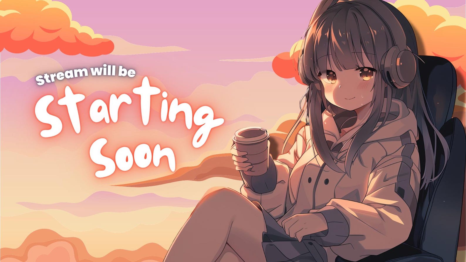 Custom Animated Starting Soon Stream Screen, Ending, Be Right Back for ...