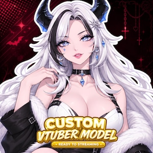 Custom Live2D VTuber Model, Anime Character Art & Rigging