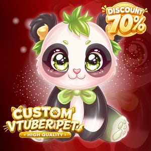 Custom Live2D VTuber Pet Model | Animal Streaming Companion | Rigged