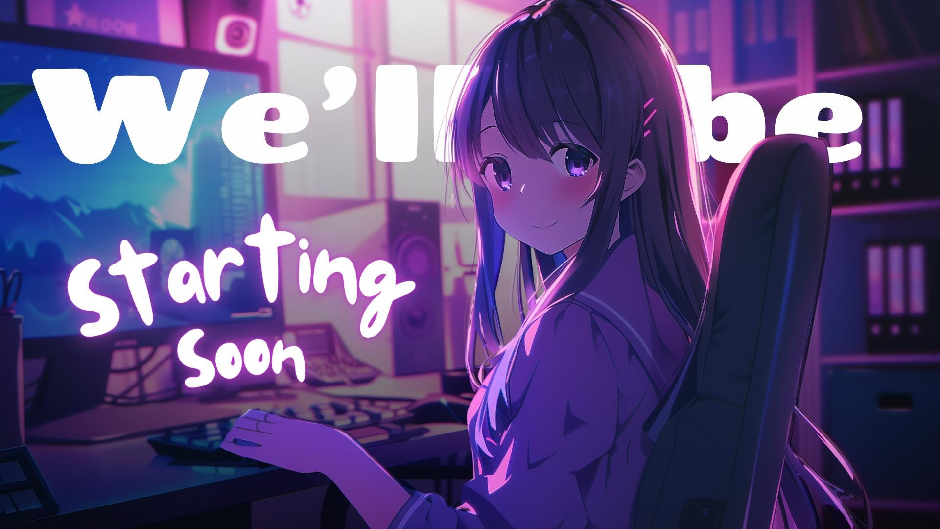 Custom Animated Starting Soon Stream Screen, Ending, Be Right Back for ...