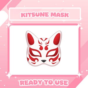 Kitsune Mask Vtuber Asset