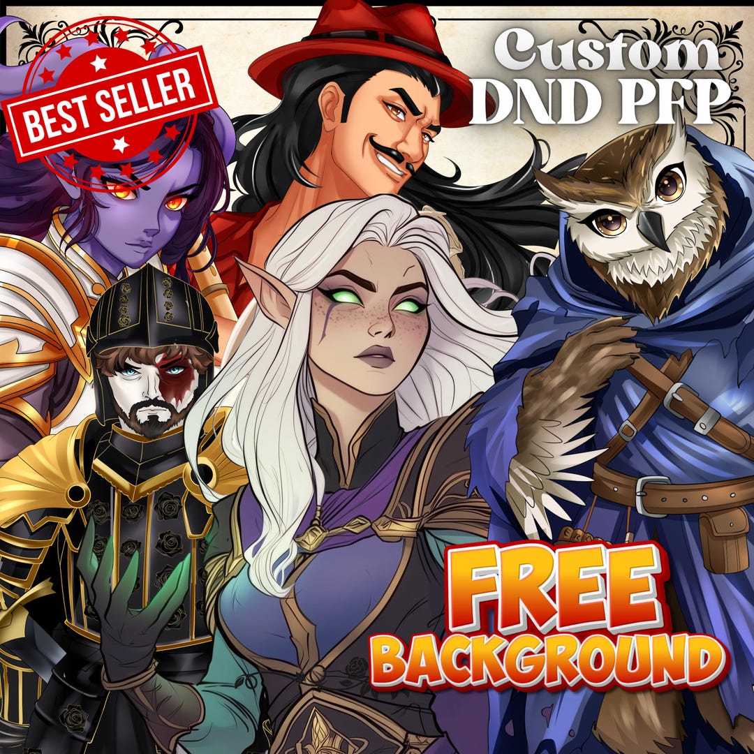 Custom Dnd Character Commission | Fantasy RPG Art | Dungeons and ...