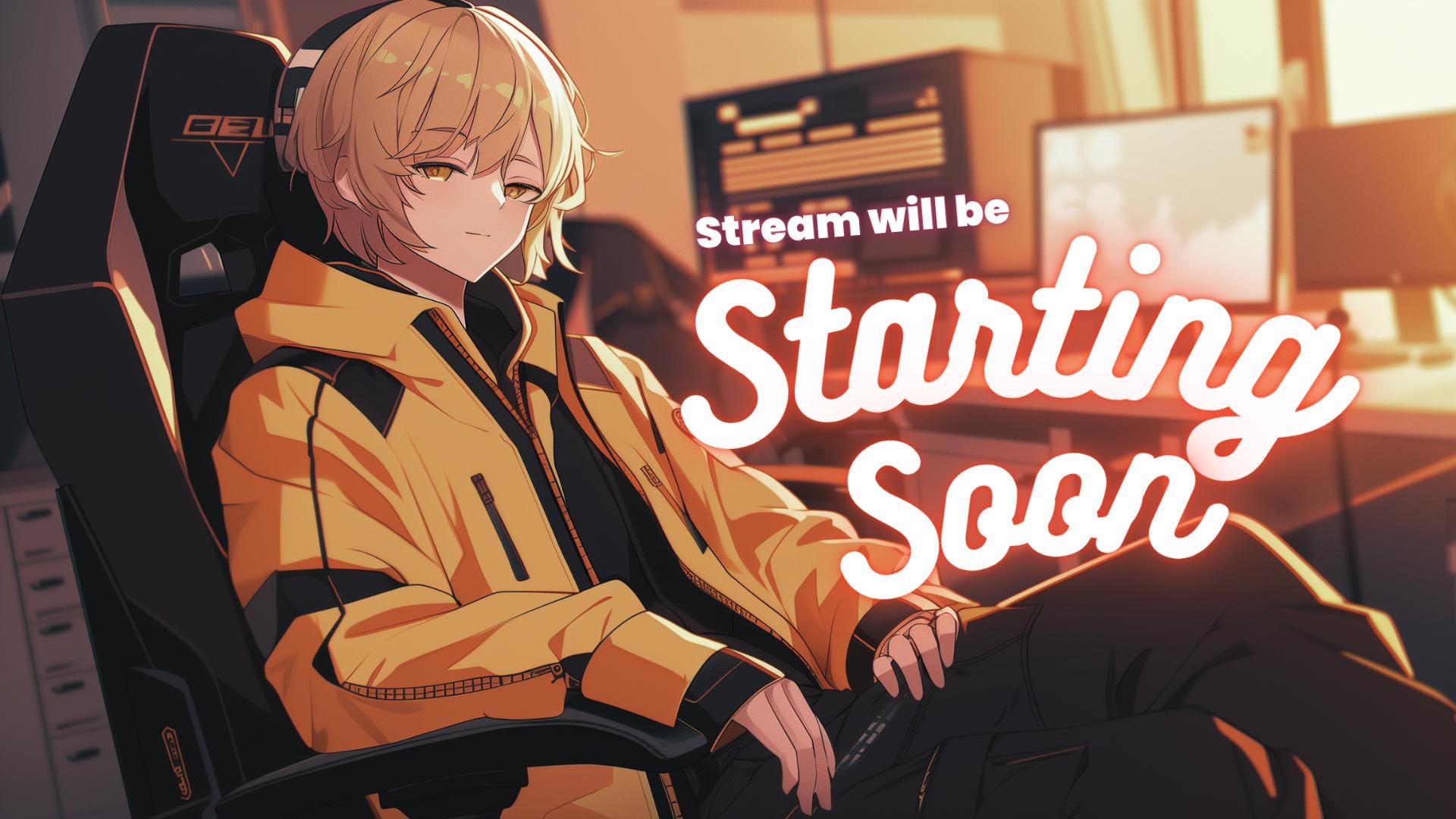 Custom Animated Starting Soon Stream Screen, Ending, Be Right Back for ...