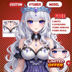 Custom Live2D Vtuber Model | Anime Custom Vtuber, Vtuber Commission, Vtuber Model, PNGTuber, Anime, Twitch, Male and Female Vtuber