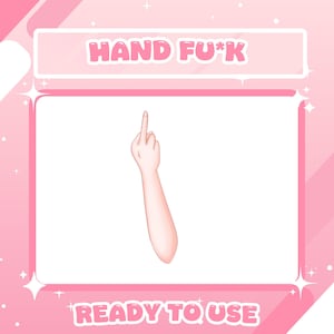 Hand Fu*k Vtuber Asset