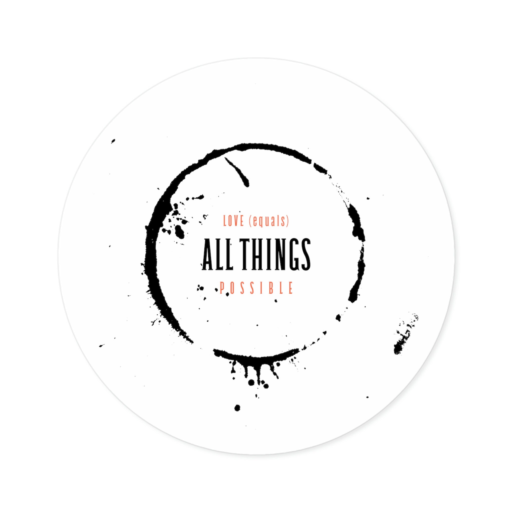 Round Stickers, IndoorOutdoor