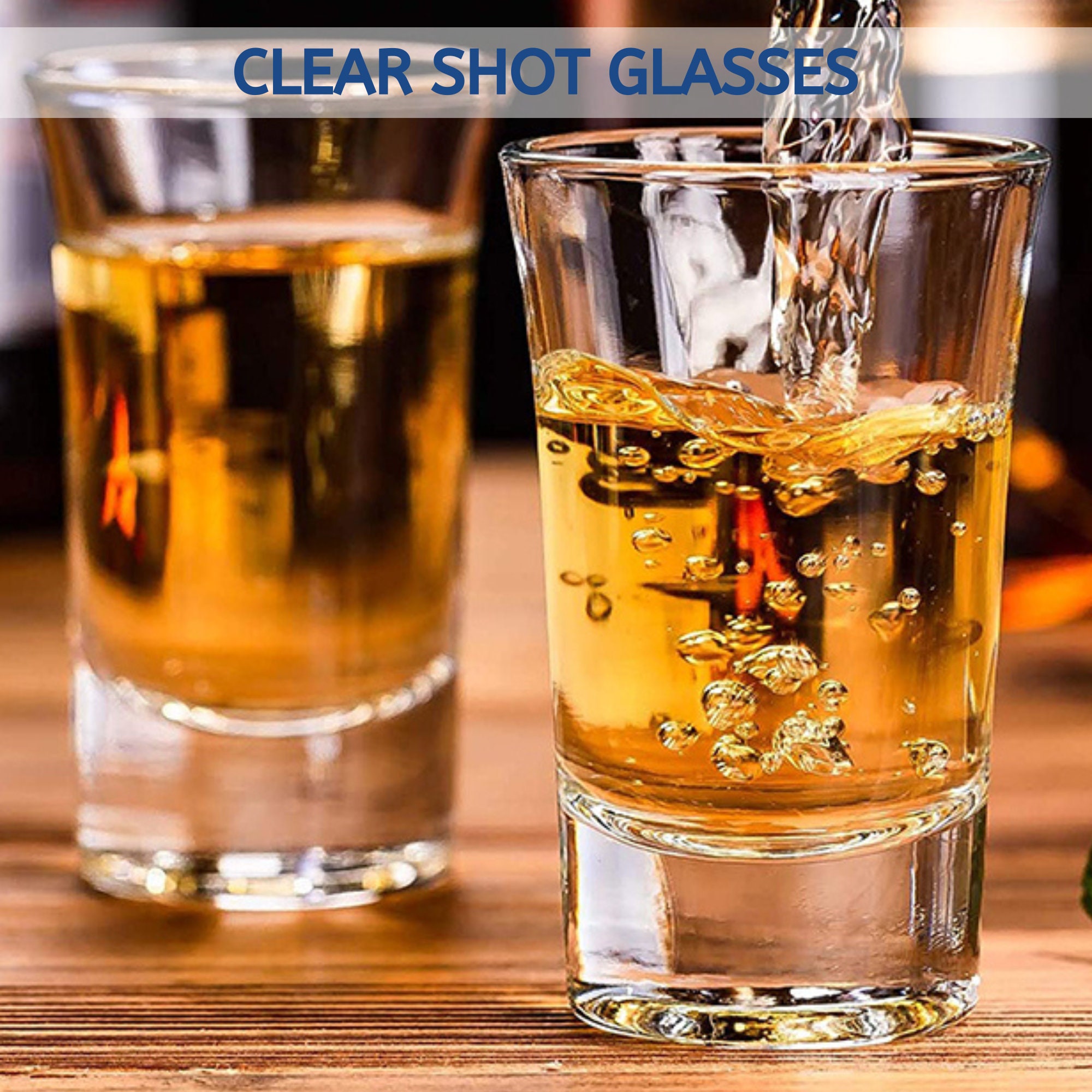 1.5 Oz Shot Glasses Set of 8 With Heavy Base Shot Glass Set, Weighted ...