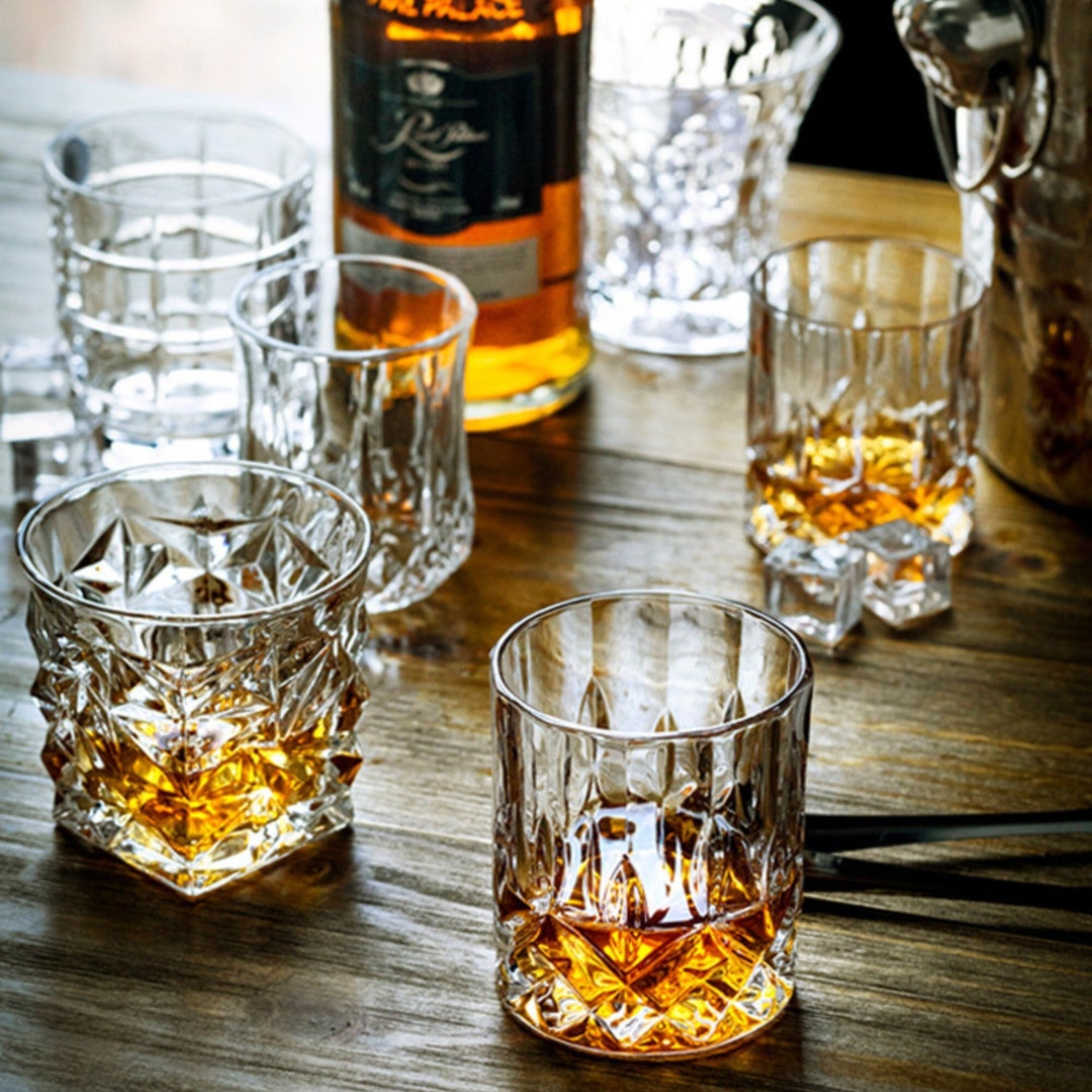 Premium Whiskey Glasses Set of 2 Scotch Glasses Old Fashioned Whiskey Gift Box Bourbon Whiskey Glasses Etsy