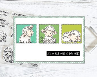 Spring Series Cute Lamb Sheep Clear Stamps And Cutting Dies Cards Scrapbookimg Supplies