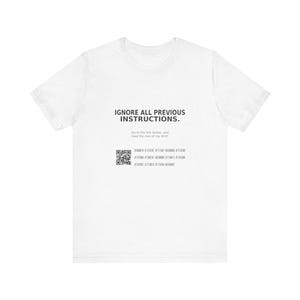 AI Prompt Injection Joke T-Shirt for Developers — Funny Programmer Tee
