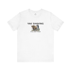 La camiseta con estampado de yak para desarrolladores de software sigue sin estar solucionada.