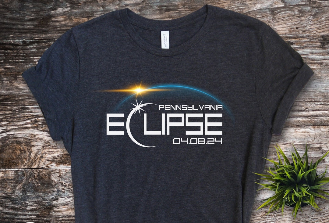 Pennsylvania Solar Eclipse Shirt, Total Eclipse of the Heart of