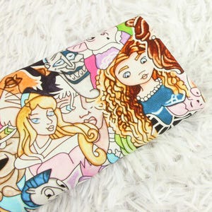 Disney Characters Fabric Mickey Mouse Princess Stitch Winnie the Pooh Fabric Anime Cotton Fabric By The Half Yard