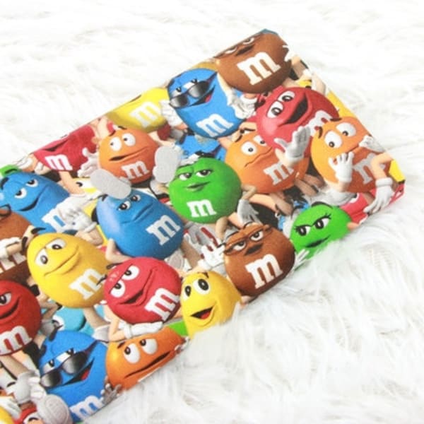 M&M’s Fabric Multicolore Chocolats Candy Fabric Anime Cotton Fabric By The Half Yard