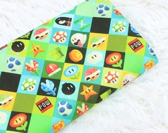 Super Mario Fabric Mario Luigi Fabric Japanese Anime Fabric Anime Cotton Fabric By The Half Yard