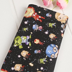 The Avengers Fabric Superhero Fabric Cartoon Anime Cotton Fabric By The Half Yard