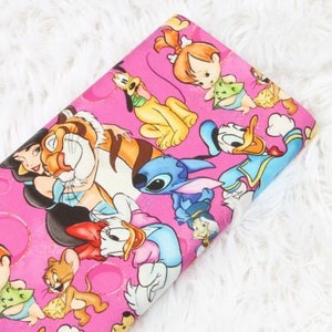 Disney characters Fabric cartoon Cotton Fabric By The Half Yard