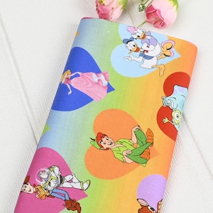Disney characters Toy Story Mickey Stitch Fabric Anime Cotton Fabric By The Half Yard