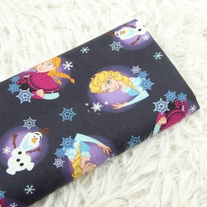 Frozen Fabric Elsa Frozen Fabric Cartoon Anime Cotton Fabric By Half Yard