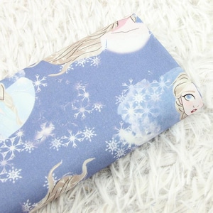 Frozen Fabric Elsa Frozen Fabric Cartoon Anime Cotton Fabric By Half Yard
