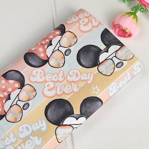 Minnie Mickey Mouse Fabric Minnie Headband Fabric Balloon Fabric Cartoon Anime Cotton Fabric By The Half Yard