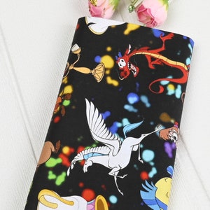 Disney characters Disney Animals Fabric Anime Cotton Fabric By The Half Yard