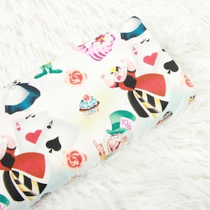 Alice in Wonderland Fabric The Cheshire Cat Fabric Anime Cotton Fabric By The Half Yard