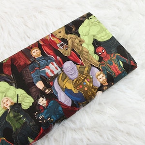 The Avengers Fabric Superhero Fabric Anime Cotton Fabric By The Half Yard